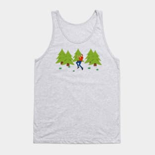 Thriller At The Christmas Tree Farm Tank Top